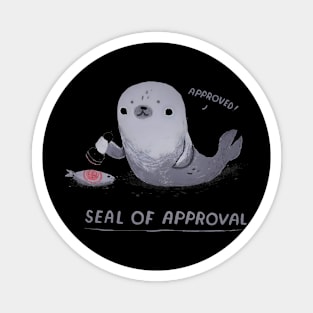 Seal Of Approval | Funny puns Magnet